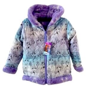 Disney Frozen Kids Reversible Fleece Jacket